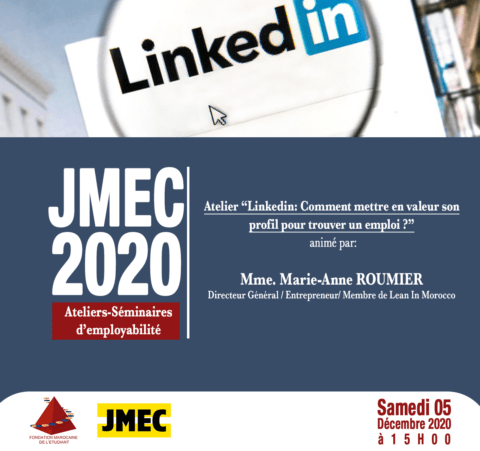 5 décembre  15h16h  En ligne (Maroc)  Public  La JMEC